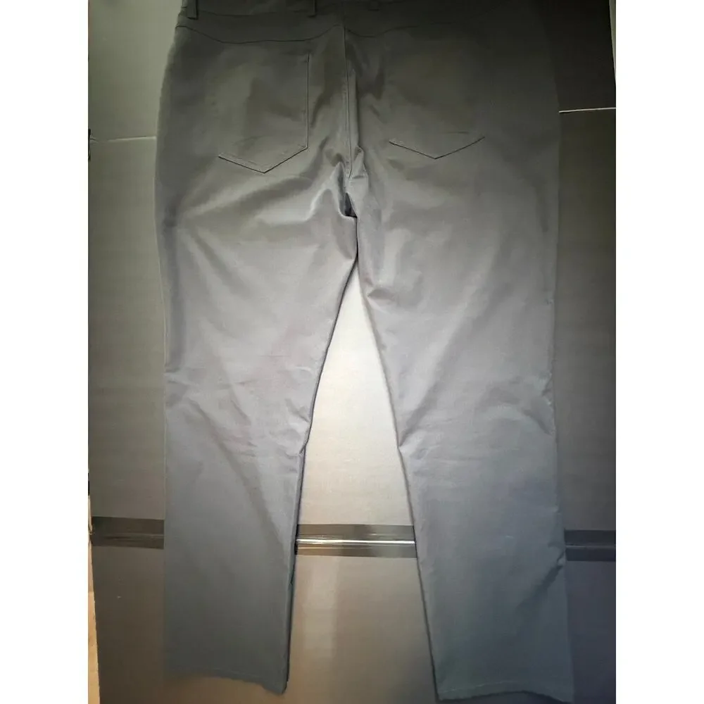 Peter Millar Men’s 38/32 Performance Trousers – Charcoal Black EB66 Style